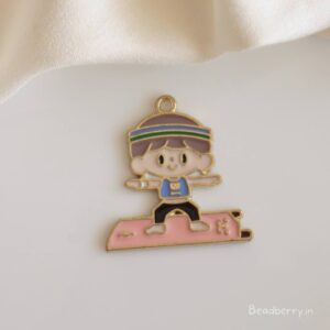 Cute Boy Cartoon Charm