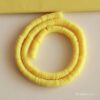 Neon Yellow Polymer Clay Fimo Beads-1 String