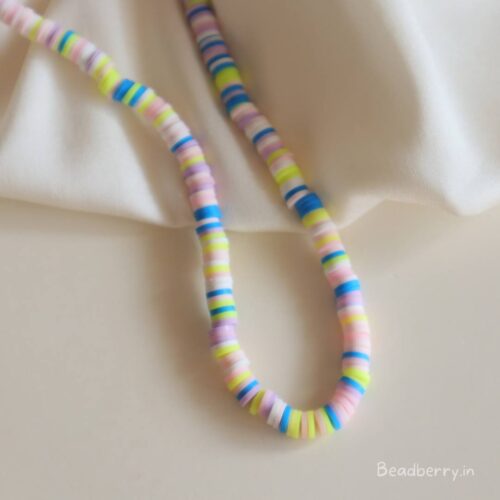 Assorted Polymer Clay Fimo Beads-1 String