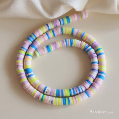 Assorted Polymer Clay Fimo Beads-1 String