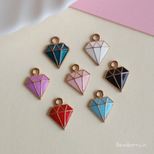 Small Diamond Shaped Charms