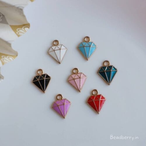 Small Diamond Shaped Charms