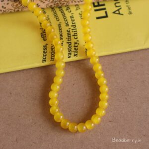 Yellow Glass Beads