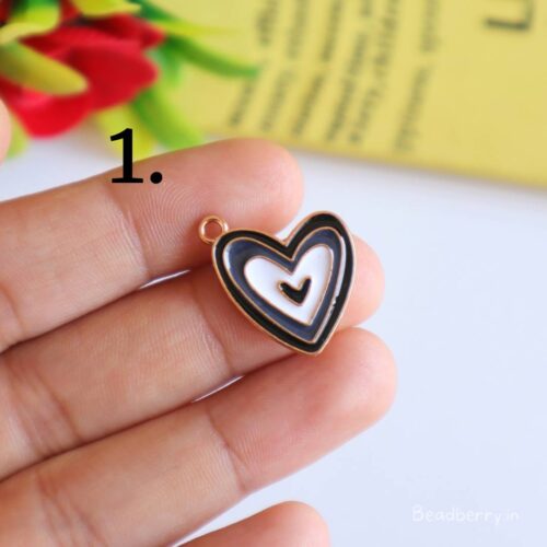 Heart In Heart Charm