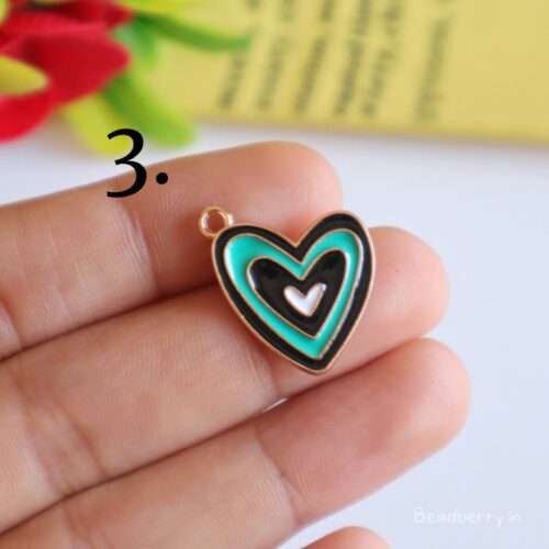 Heart In Heart Charm