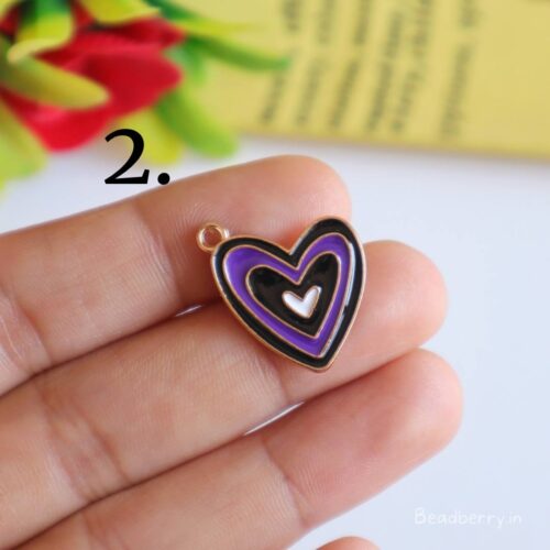 Heart In Heart Charm