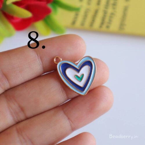 Heart In Heart Charm