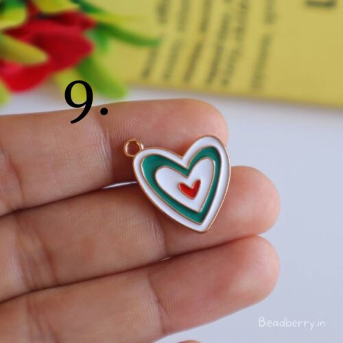 Heart In Heart Charm