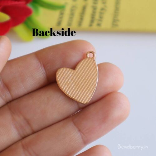 Heart Charm Back Side