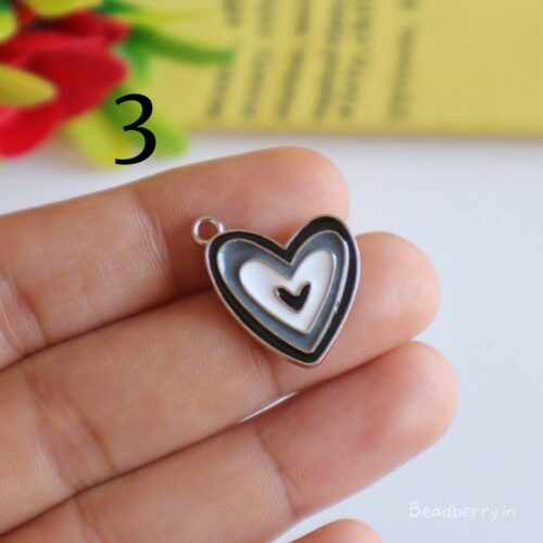 Heart In Heart Charm