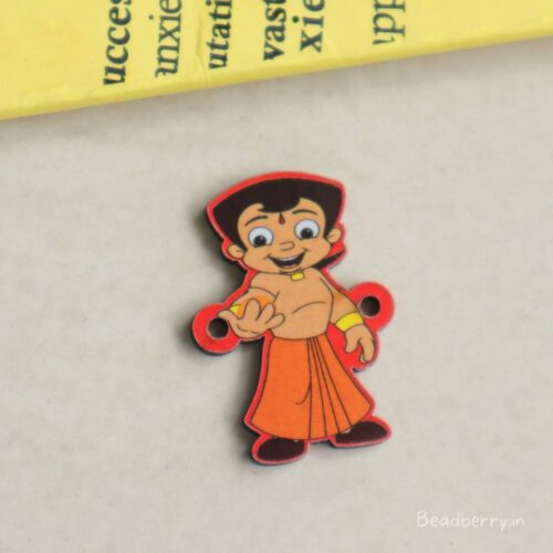 Chhota Bheem Wooden Charm Connector-5 Pcs