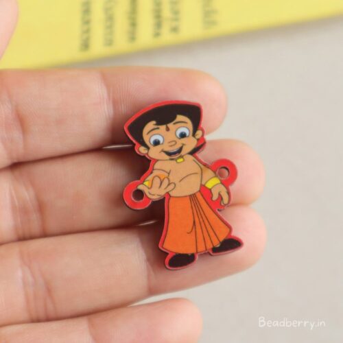 Chhota Bheem Wooden Charm Connector-5 Pcs