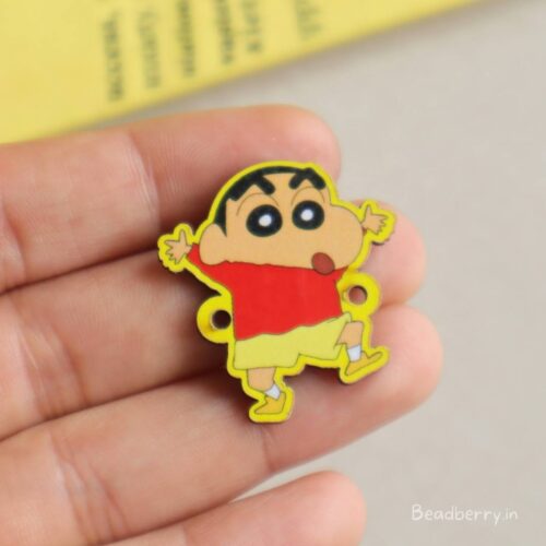 Shinchan Wooden Charm Connector-5 Pcs