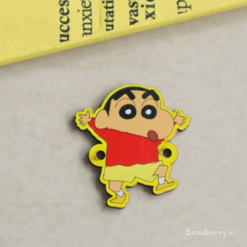 Shinchan Wooden Charm Connector-5 Pcs