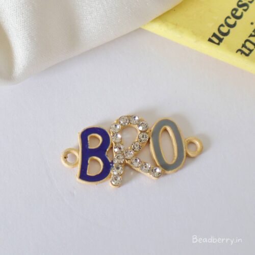 Bro Stone Studded Rakhi Connector Charm