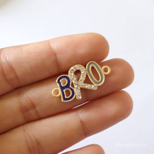 Bro Stone Studded Rakhi Connector Charm