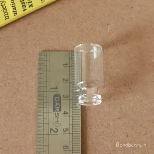 Mini Transparent Glass Bottles