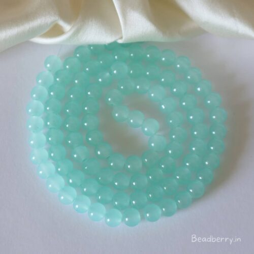 Aquamarine Glass Beads