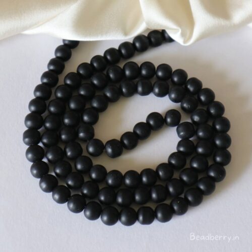 Black Matte Beads