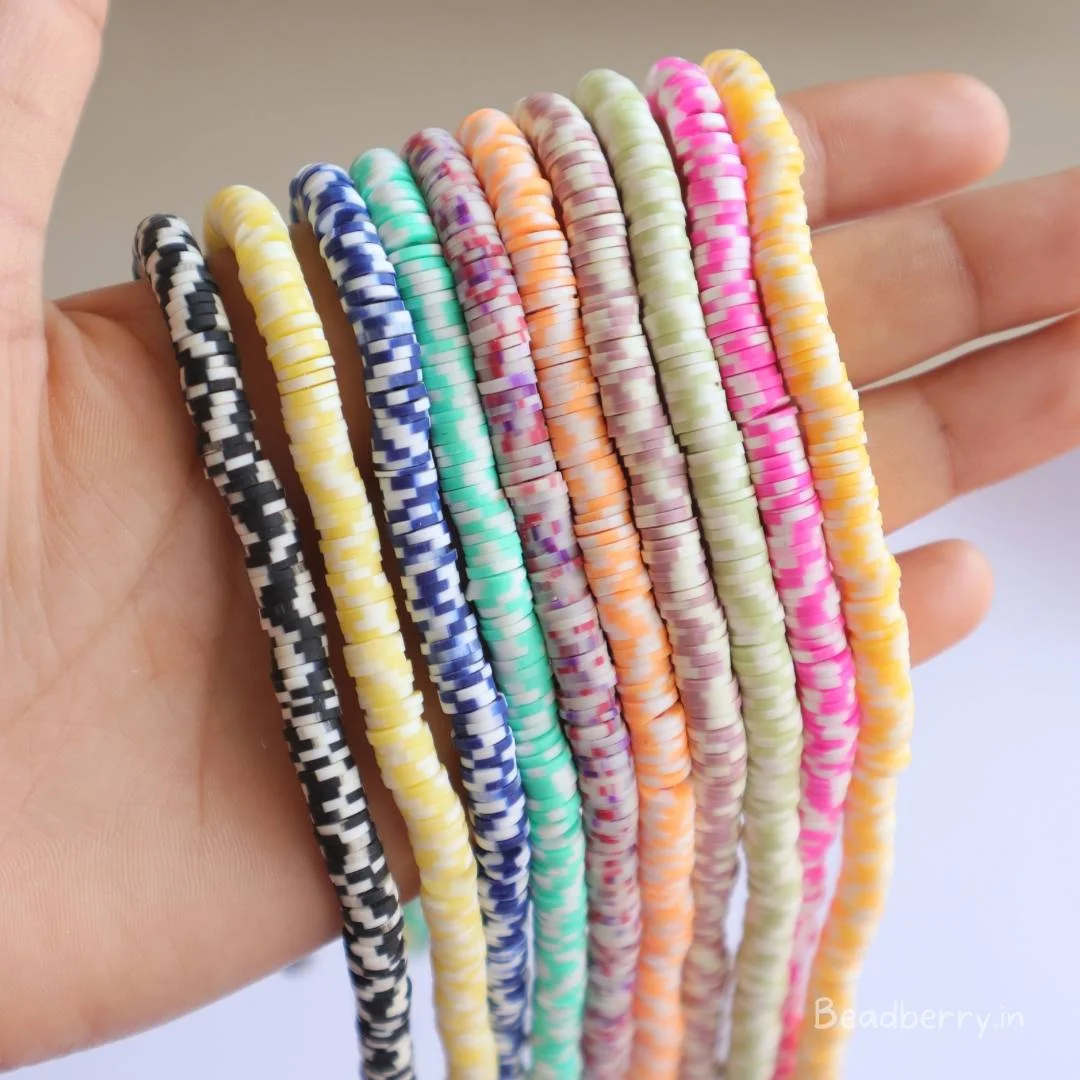Mixed Fimo Polymer Clay Beads