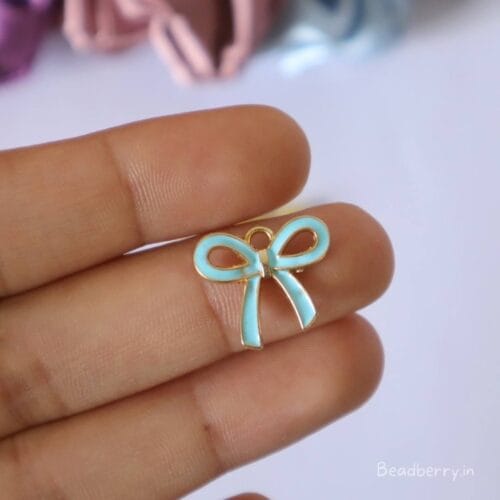 Enamel Bow Charm