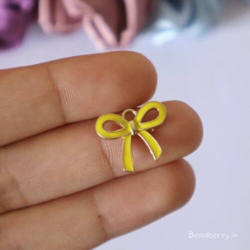 Enamel Bow Charm