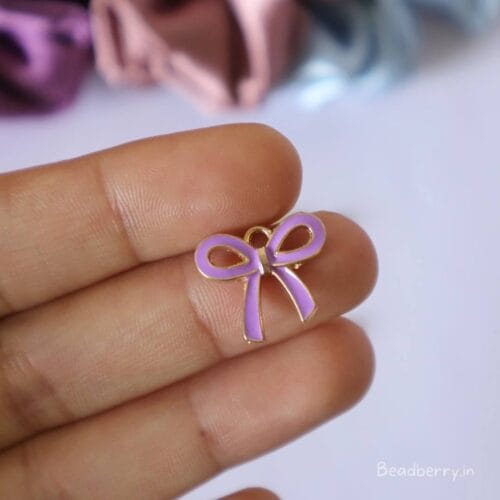 Enamel Bow Charm