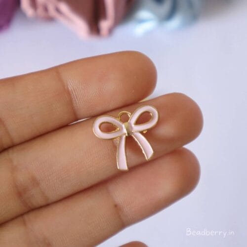 Enamel Bow Charm