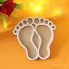 Lakshmi Charan MDF Rangoli Stencil/Cutout-3 Inch