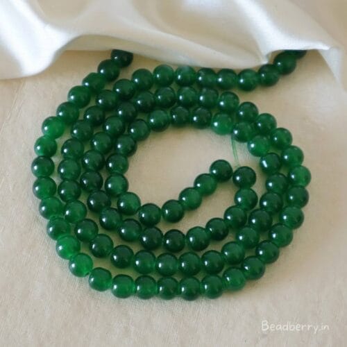 Green Glass Beads