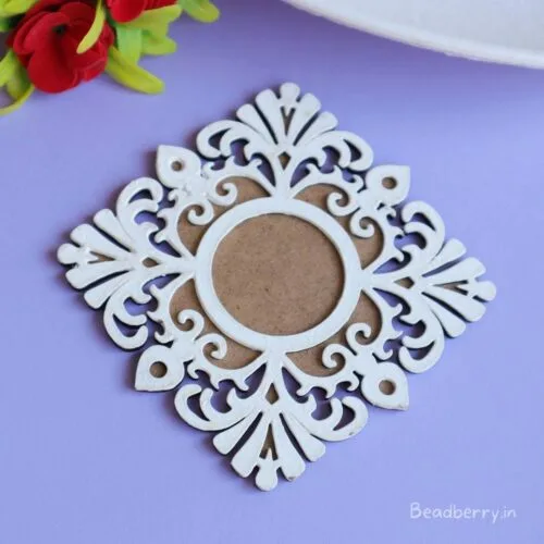 MDF Rangoli Stencil/Cutout-D | Size-5 Inch