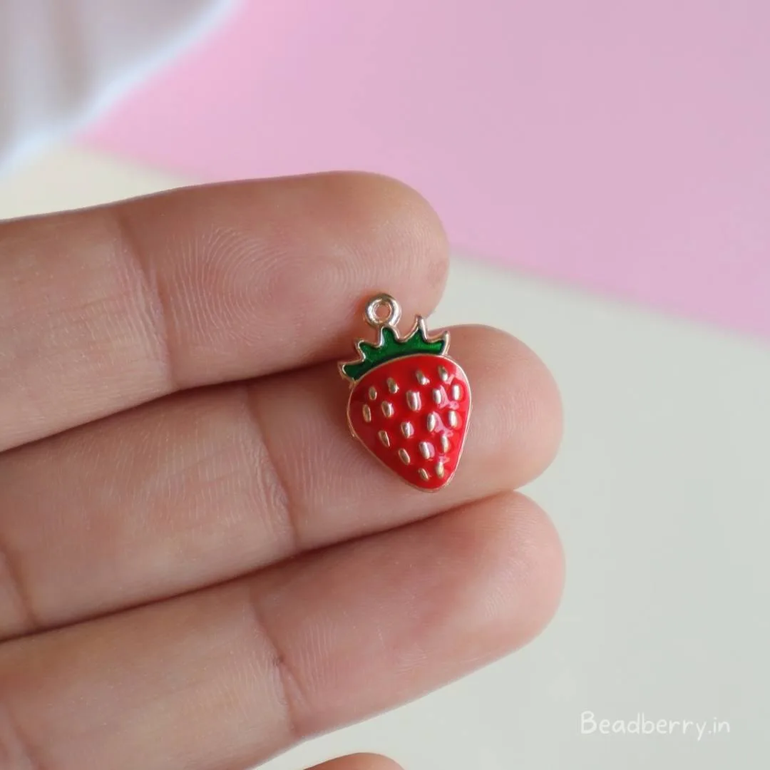 Small Strawberry Charm/Pendants