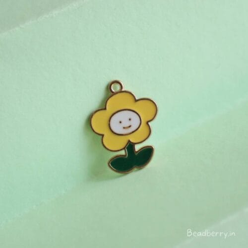 Cute Smiley Flower Charm/Pendant