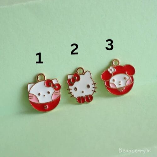 Small Cute Kitty Charms