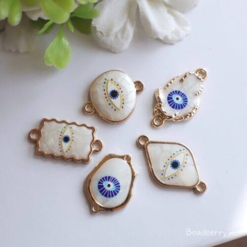 Evil Eye Connector Charms