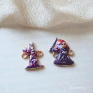 Harley Quinn & Black Widow Charms (Set Of 2)