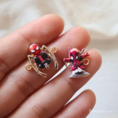 Spiderman Charms- Set Of 2 Pcs