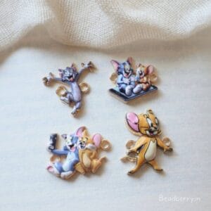 Tom & Jerry Charms- Combo Of 4
