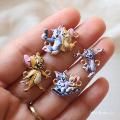 Tom & Jerry Charms- Combo Of 4