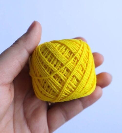 Rakhi Thread-25mtr Roll-Yellow
