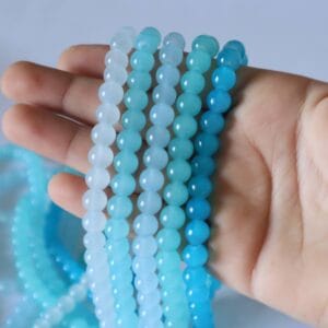 Blue Tone Glass Beads