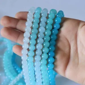 Blue Tone Glass Beads