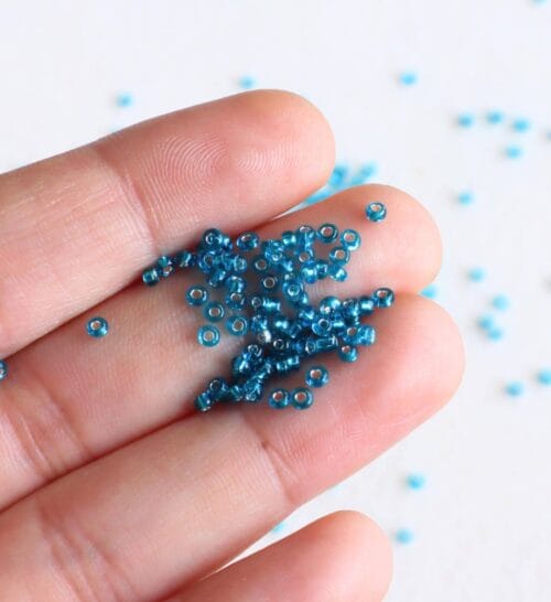 Ocean Blue Seed Beads