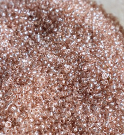 Champagne/Light Gold Seed Beads | Size-2mm | 20gm