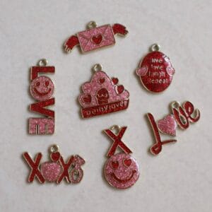 Cute Love & XOXO Enamel Charms