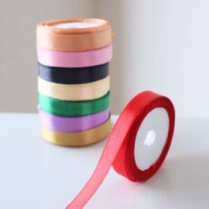 Satin Ribbons for Decoration, Gift Wrapping, & Other Multi-Purpose Use