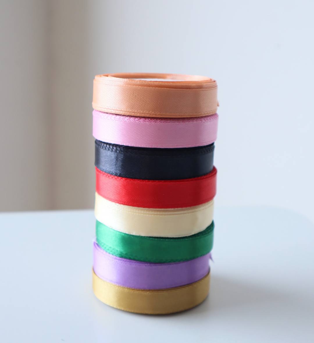 Satin Ribbons for Decoration, Gift Wrapping, & Other Multi-Purpose Use