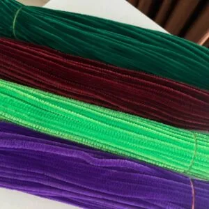 Craft Pipe Cleaners (Approx.100 Pcs) | Soft Chenille Stems for DIY & Art Projects-B