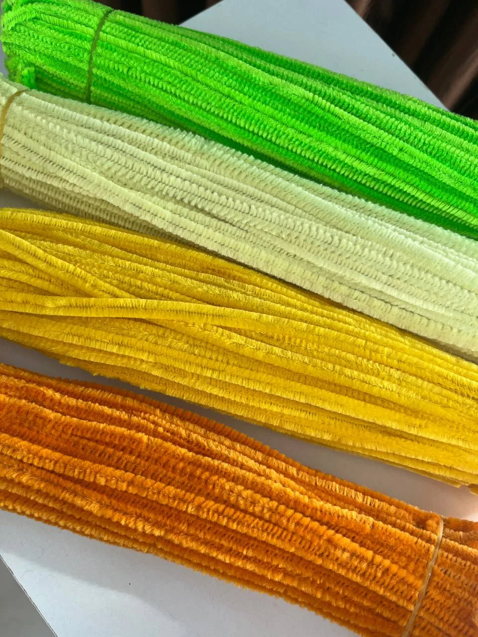 Craft Pipe Cleaners (Approx.100 Pcs) | Soft Chenille Stems for DIY & Art Projects-C