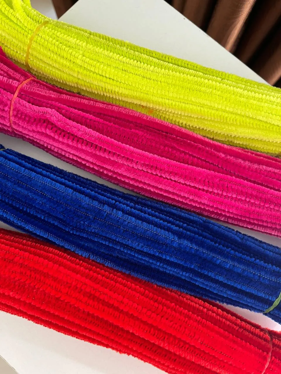 Craft Pipe Cleaners (Approx.100 Pcs) | Soft Chenille Stems for DIY & Art Projects-D